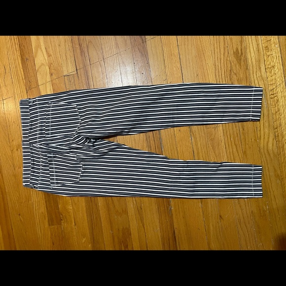 Bershka blue and white striped pants women’s size 8 - Picture 7 of 8